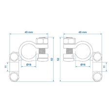 PROPLUS batteriklämma